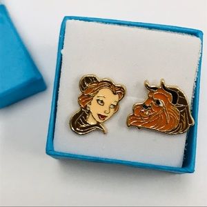Beauty and the Beast earrings